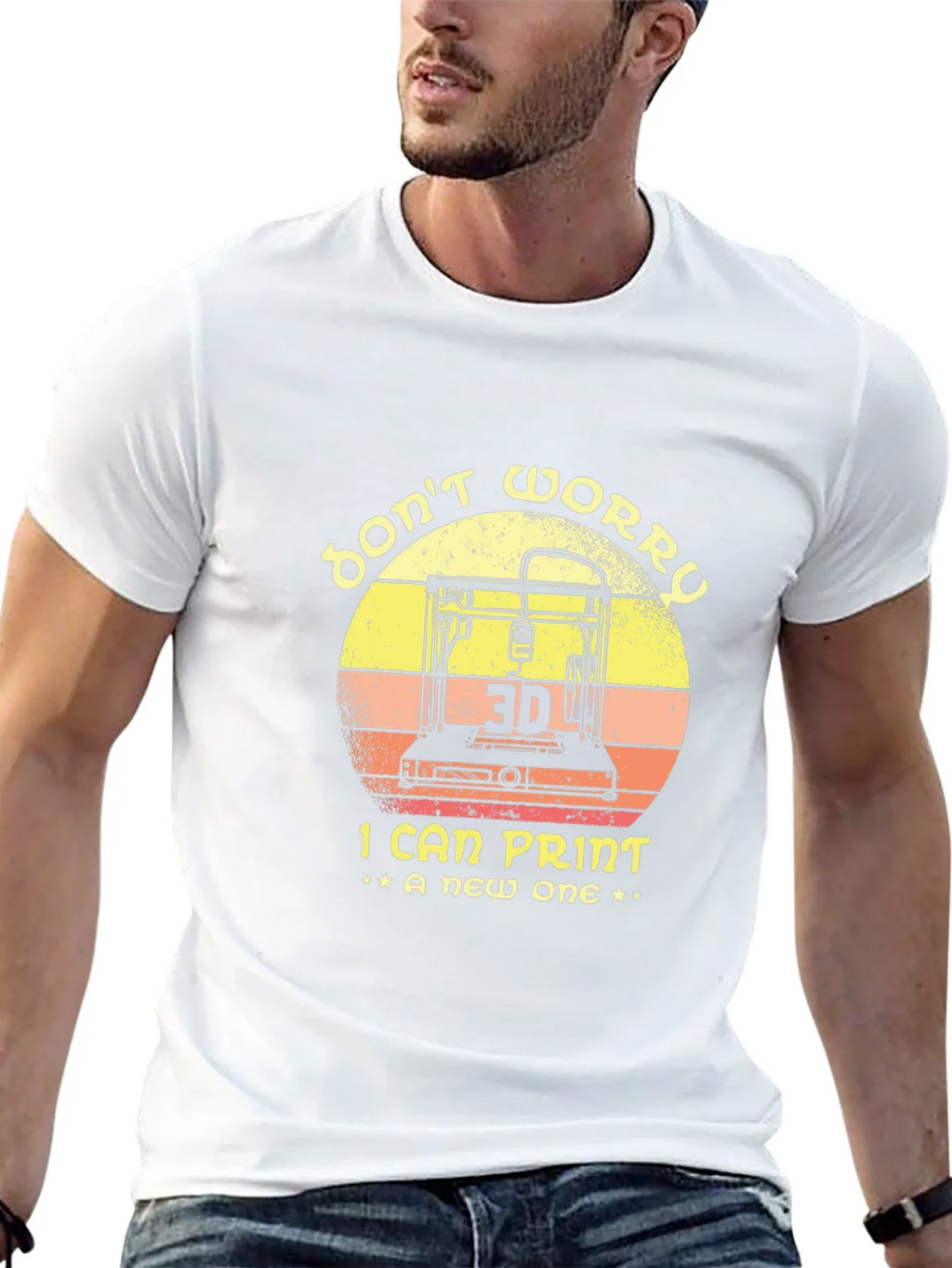 Dont Worry I Can Print A New One 3D Printer T-Shirt product image 12