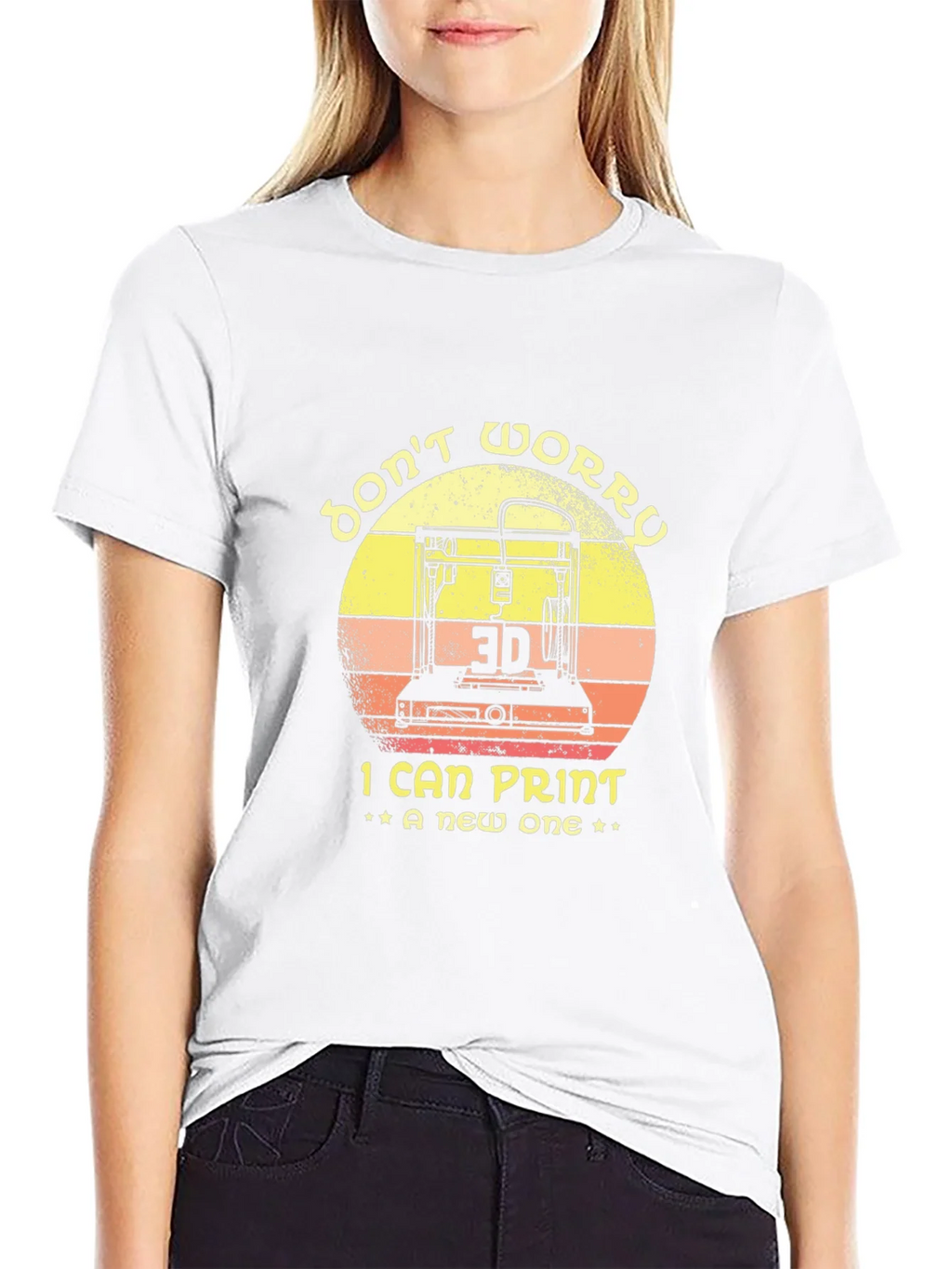 Dont Worry I Can Print A New One 3D Printer T-Shirt product image 8