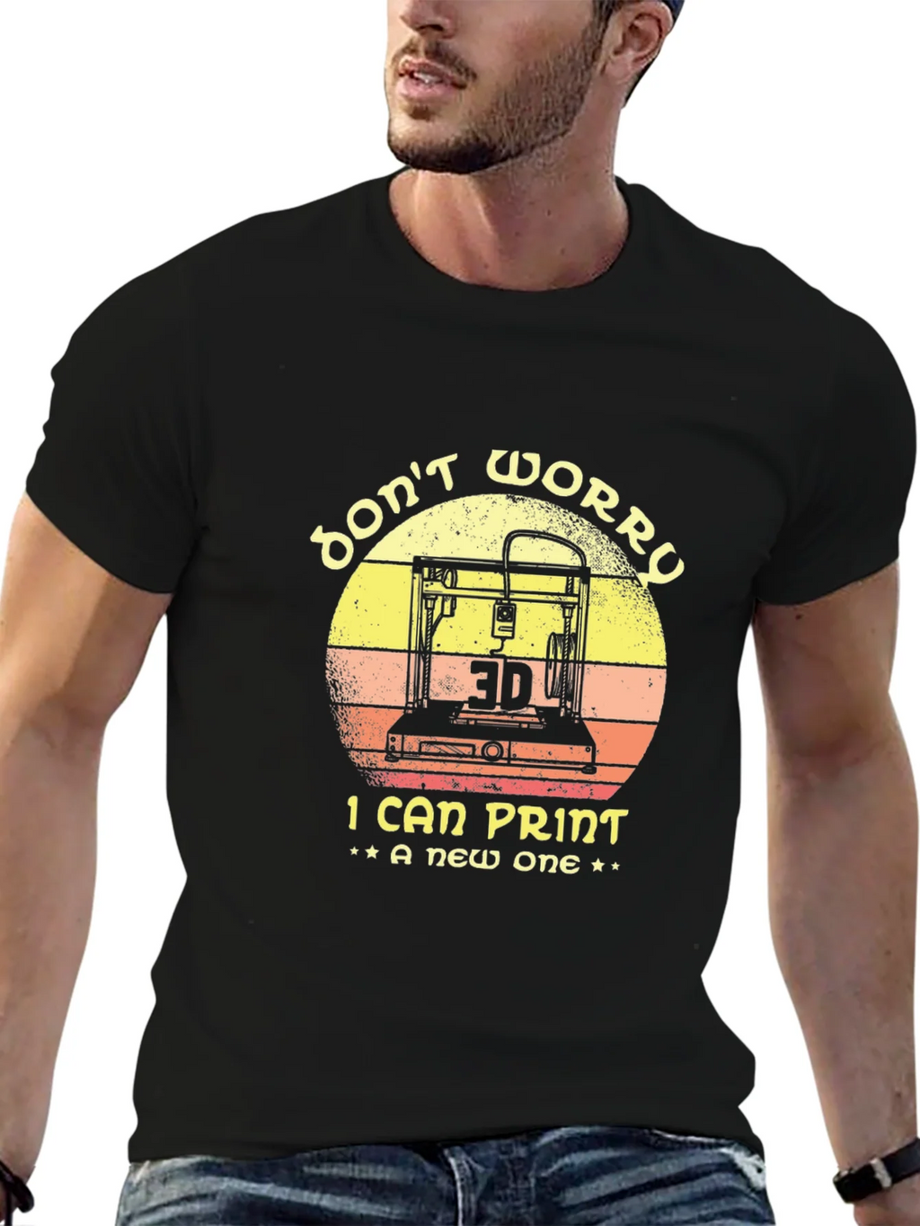 Dont Worry I Can Print A New One 3D Printer T-Shirt product image 6