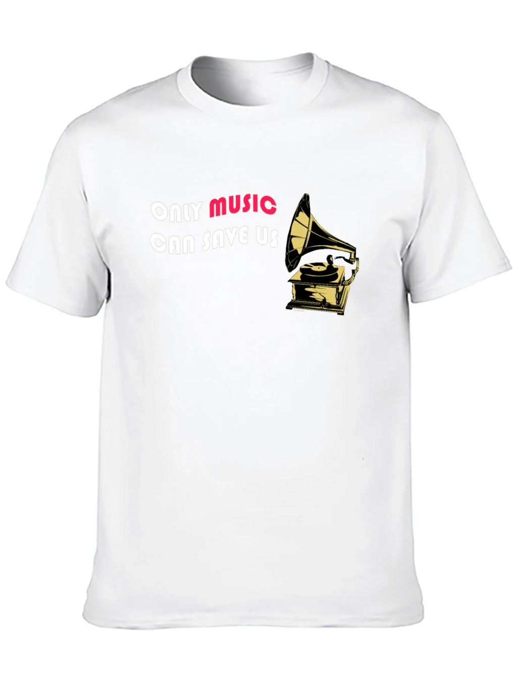 Music Saves Black Graphic Tee product image 9