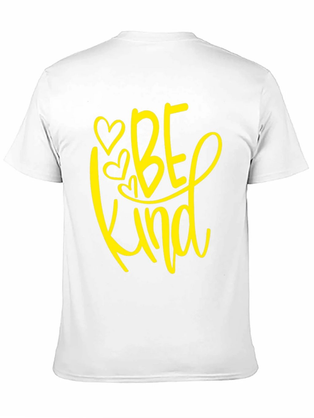 Be Kind T-Shirt - Black Crew Neck Tee with Heart Design product image 10