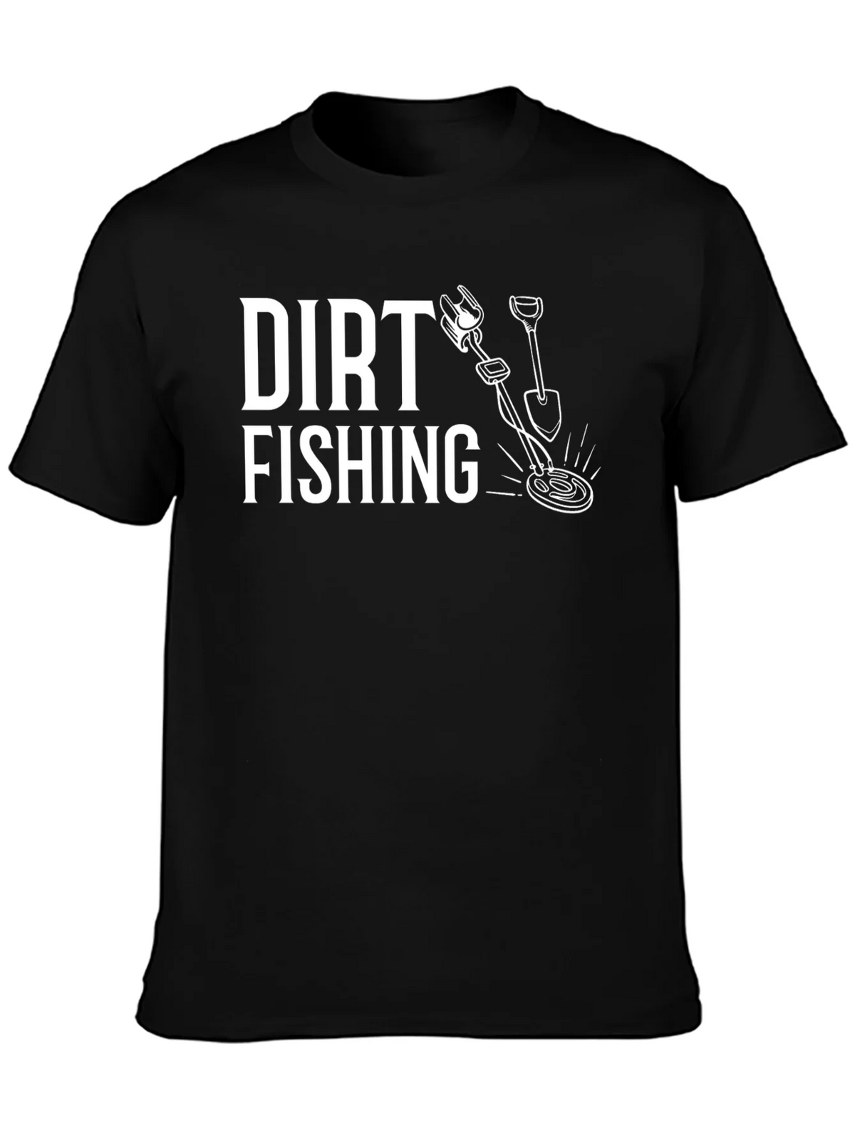 Dirt Fishing Graphic T-Shirt - Metal Detecting Hobby Tee product image 3