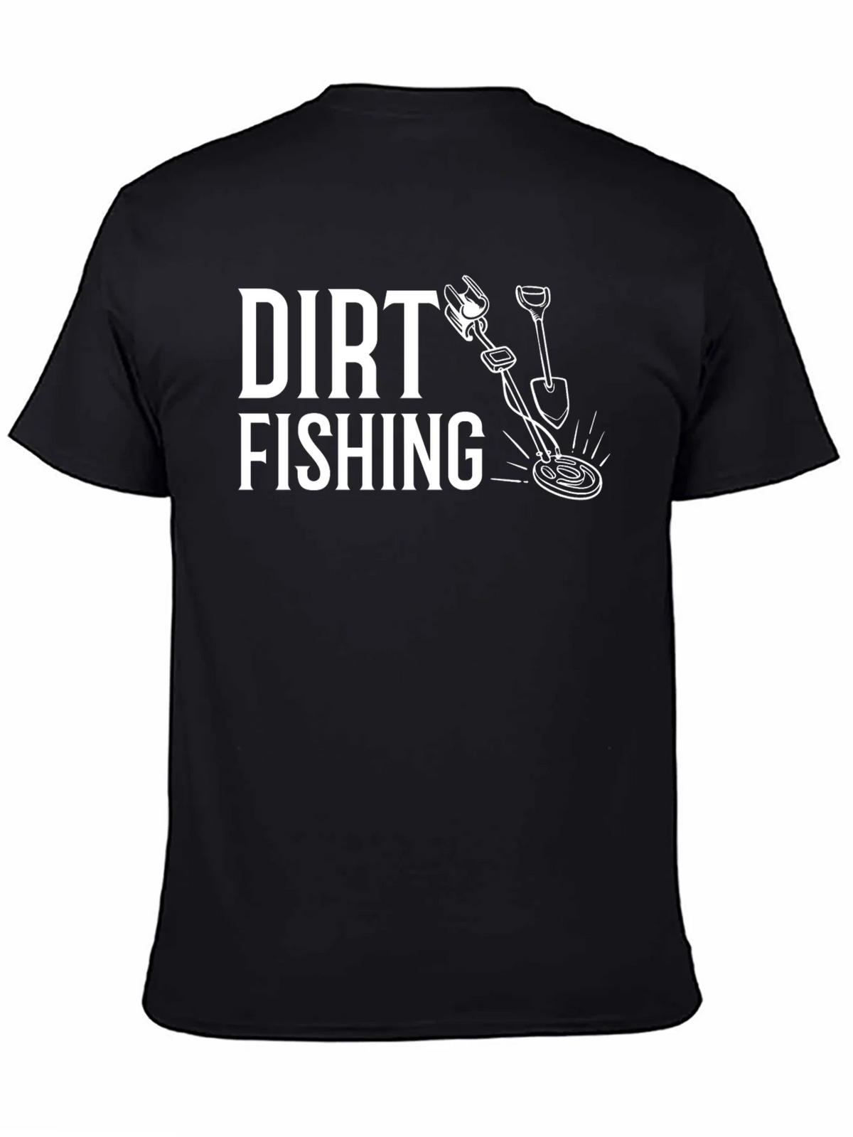 Dirt Fishing Graphic T-Shirt - Metal Detecting Hobby Tee product image 4