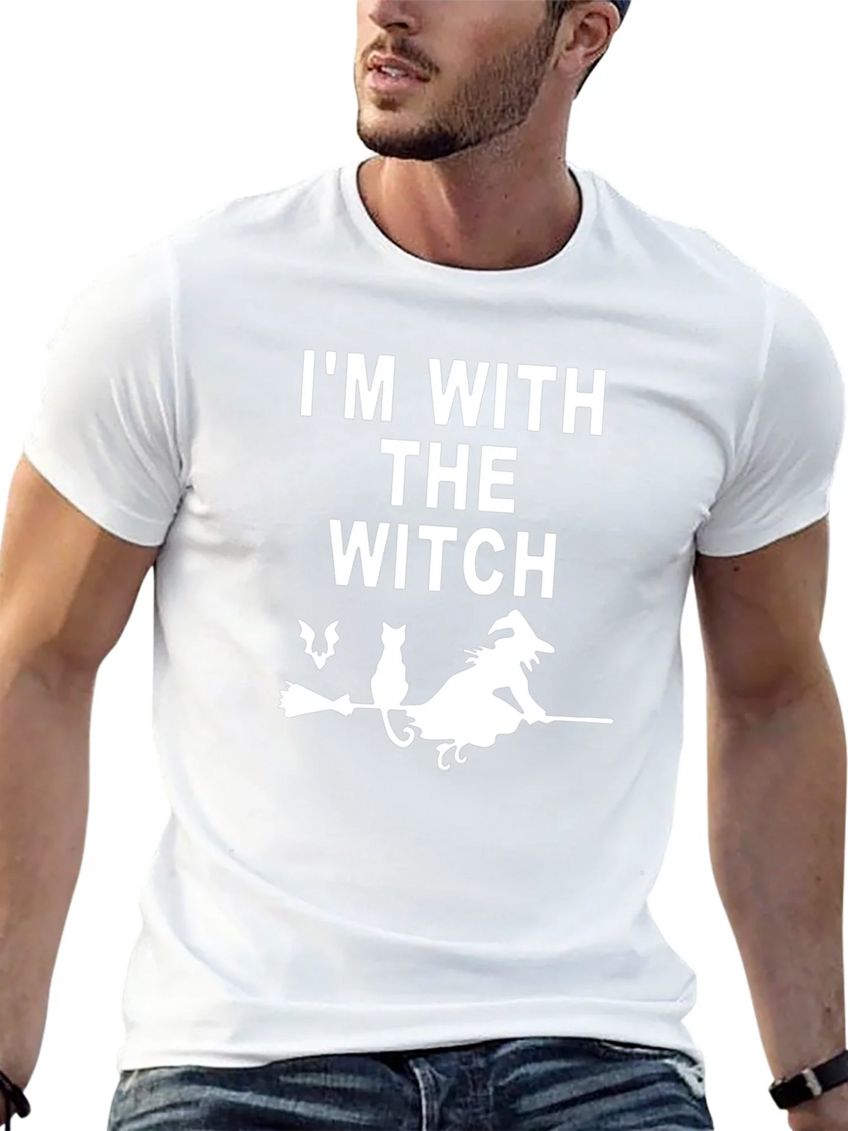 Im With The Witch T-Shirt - Halloween Fun! product image 4