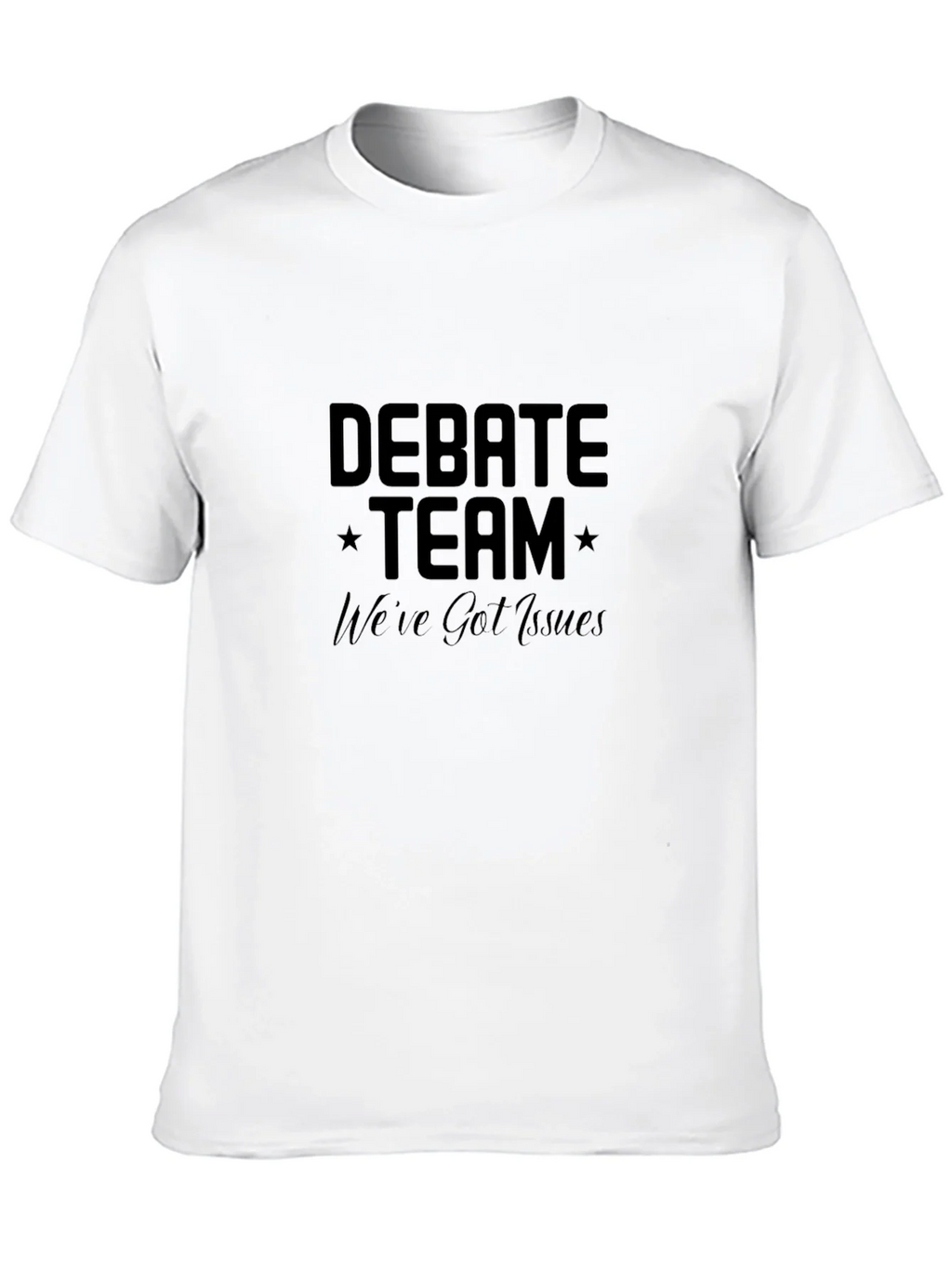 Debate Team Issues Black T-Shirt product image 12