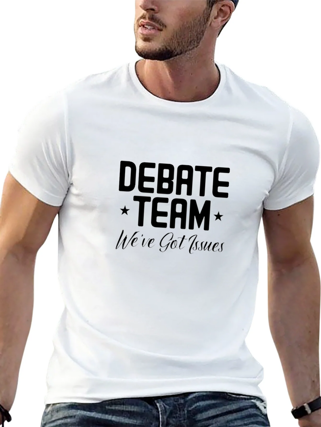 Debate Team Issues Black T-Shirt product image 4