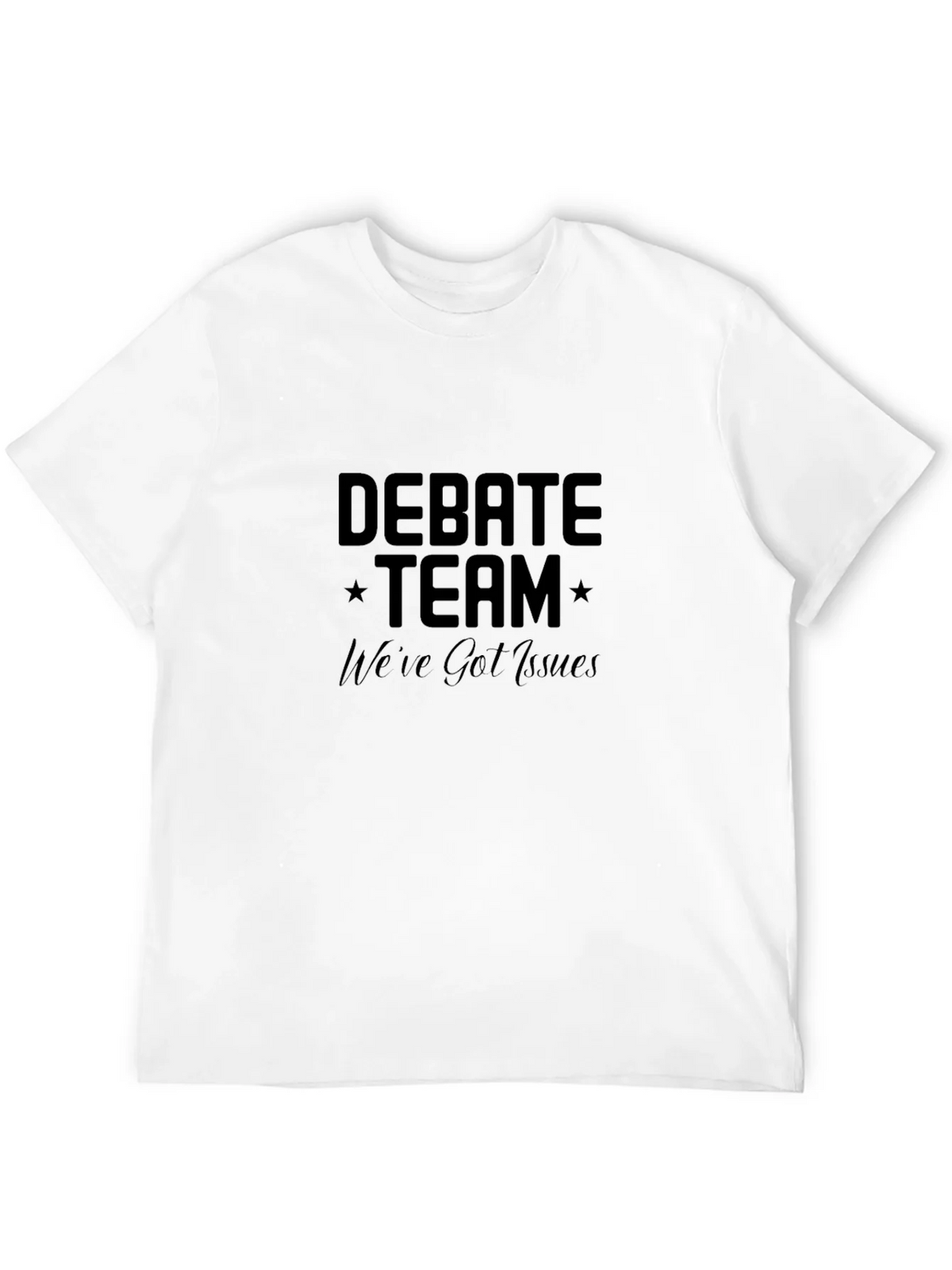 Debate Team Issues Black T-Shirt product image 3