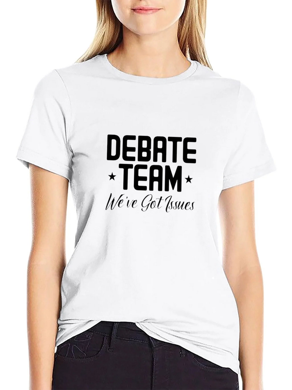 Debate Team Issues Black T-Shirt product image 11