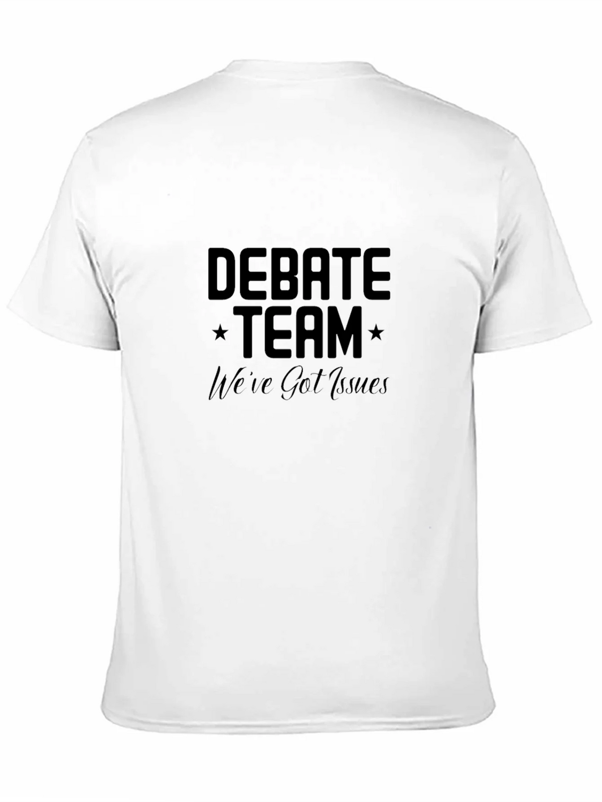 Debate Team Issues Black T-Shirt product image 2