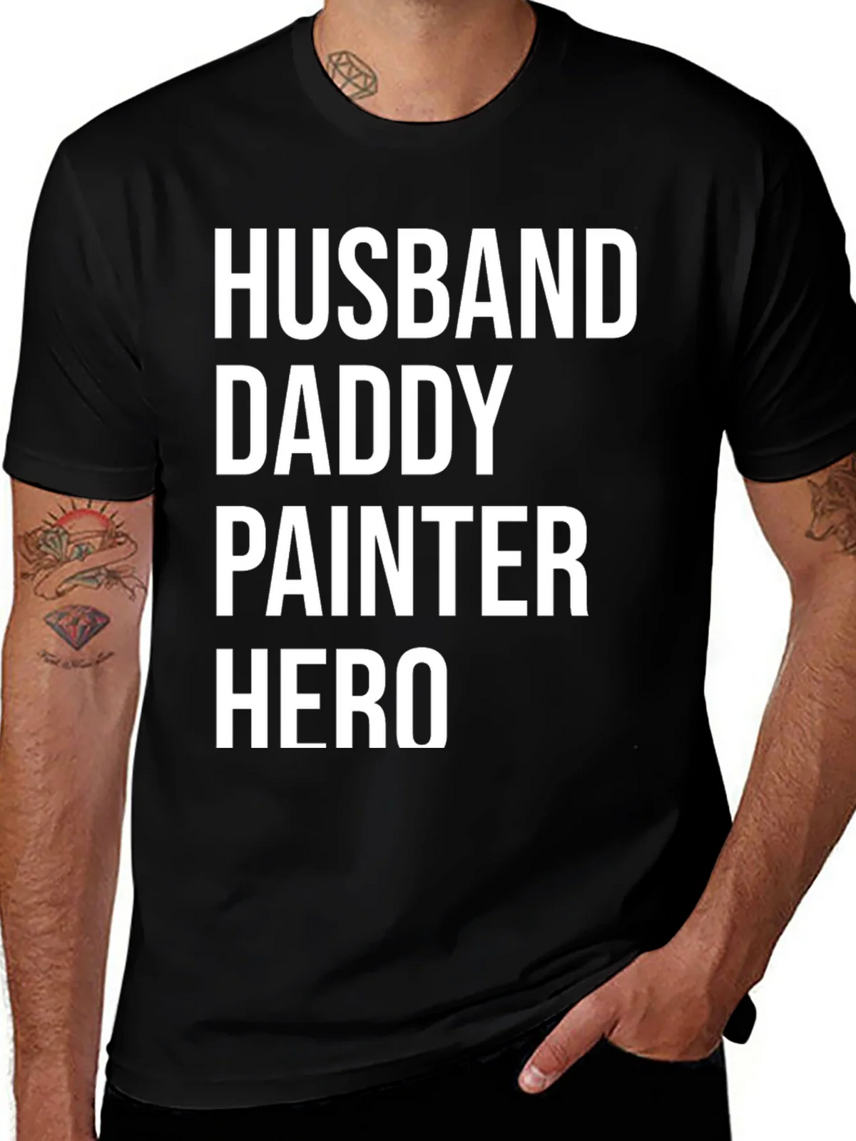 Husband Daddy Painter Hero T-Shirt product image 1