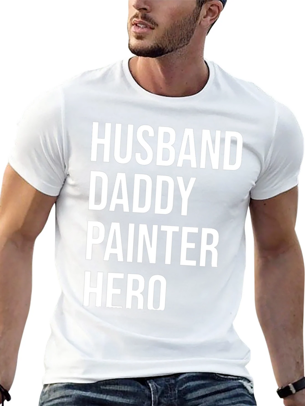 Husband Daddy Painter Hero T-Shirt product image 12