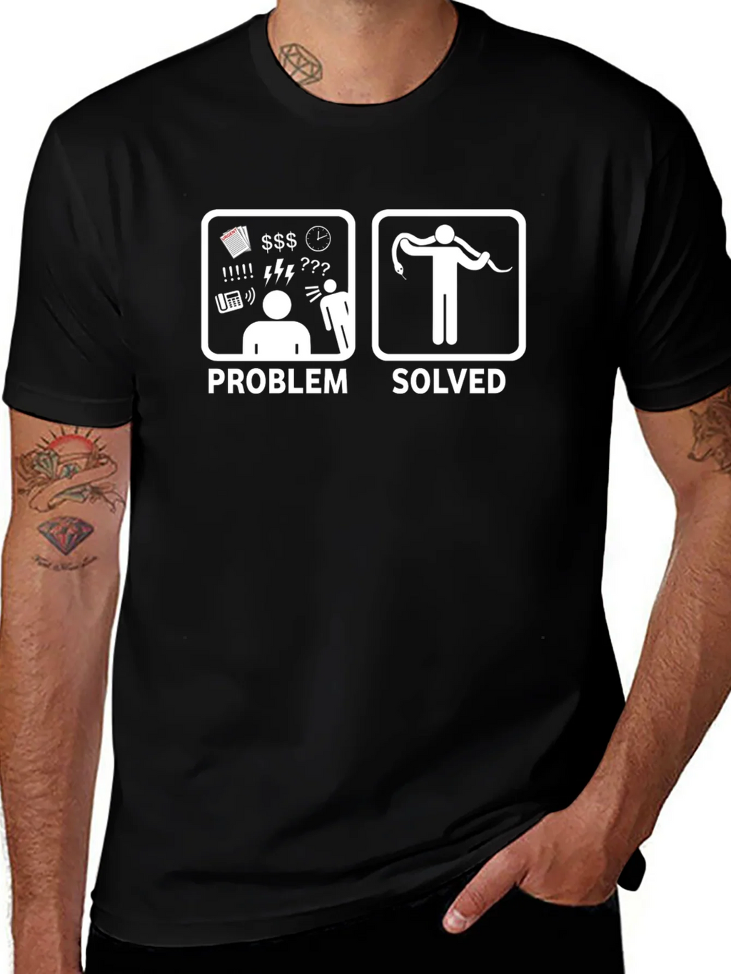 Problem Solved Snake Lover T-Shirt product image 1