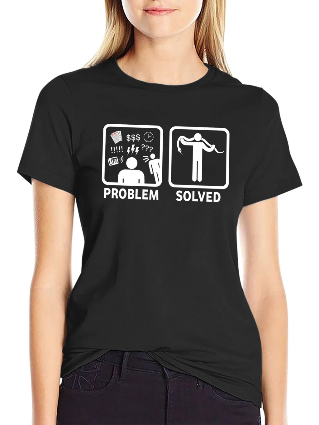 Problem Solved Snake Lover T-Shirt product image 2
