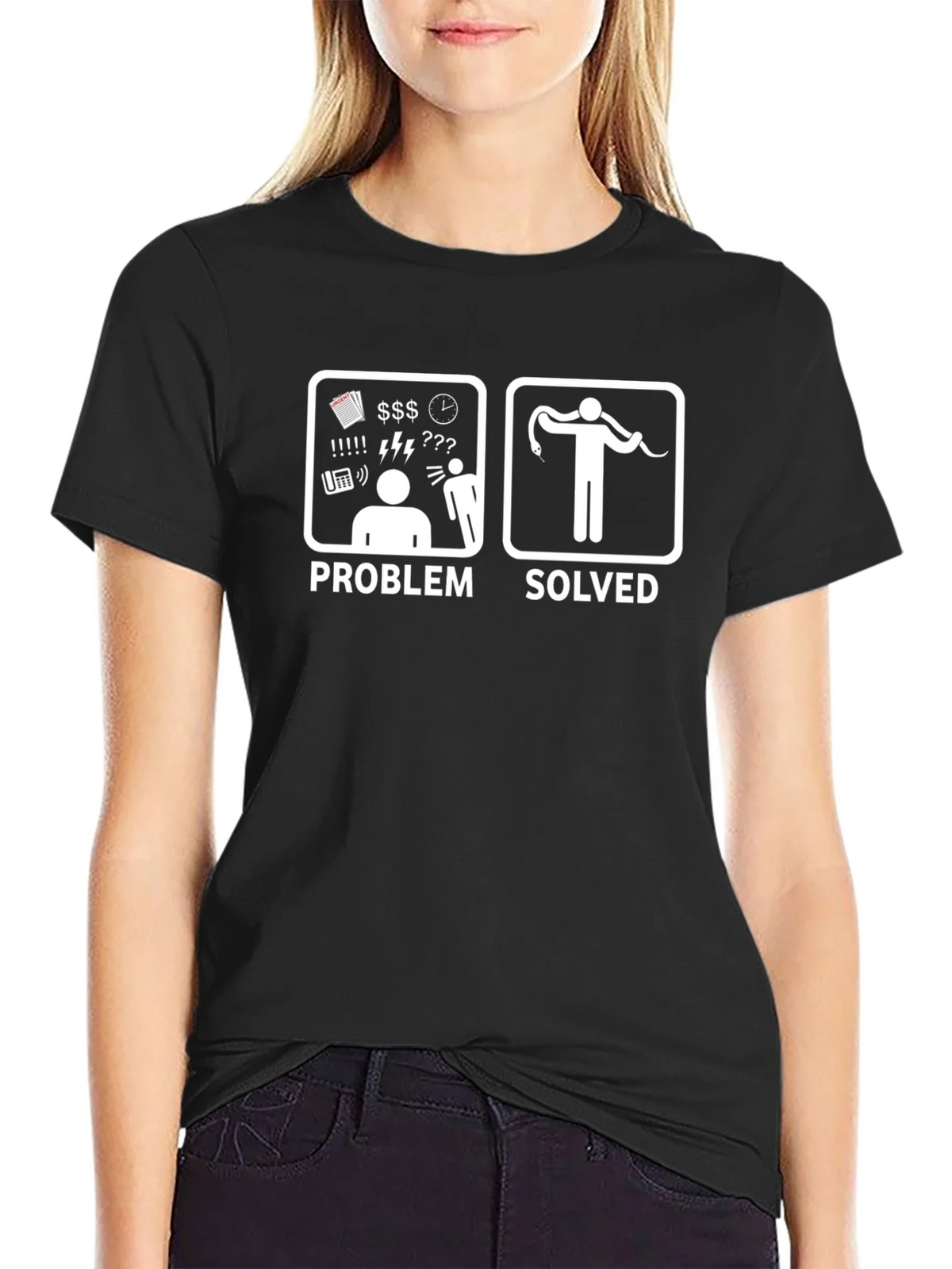 Problem Solved Snake Lover T-Shirt product image 2