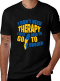 Sweden Therapy Graphic T-Shirt product image 1