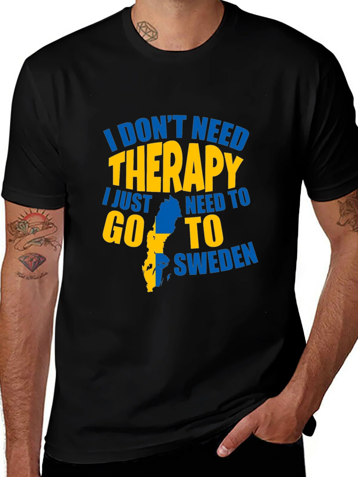 Sweden Therapy Graphic T-Shirt product image 1
