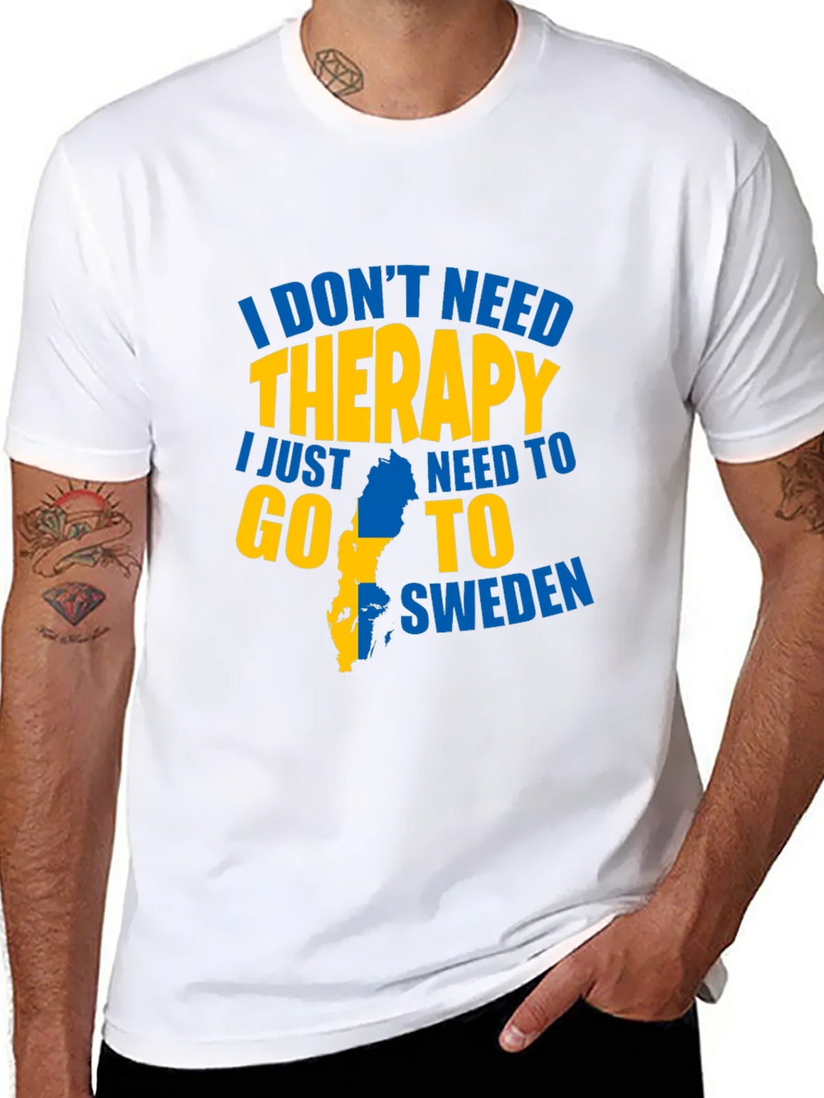 Sweden Therapy Graphic T-Shirt product image 7