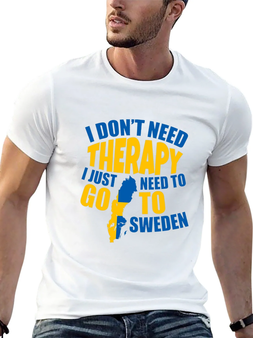 Sweden Therapy Graphic T-Shirt product image 12