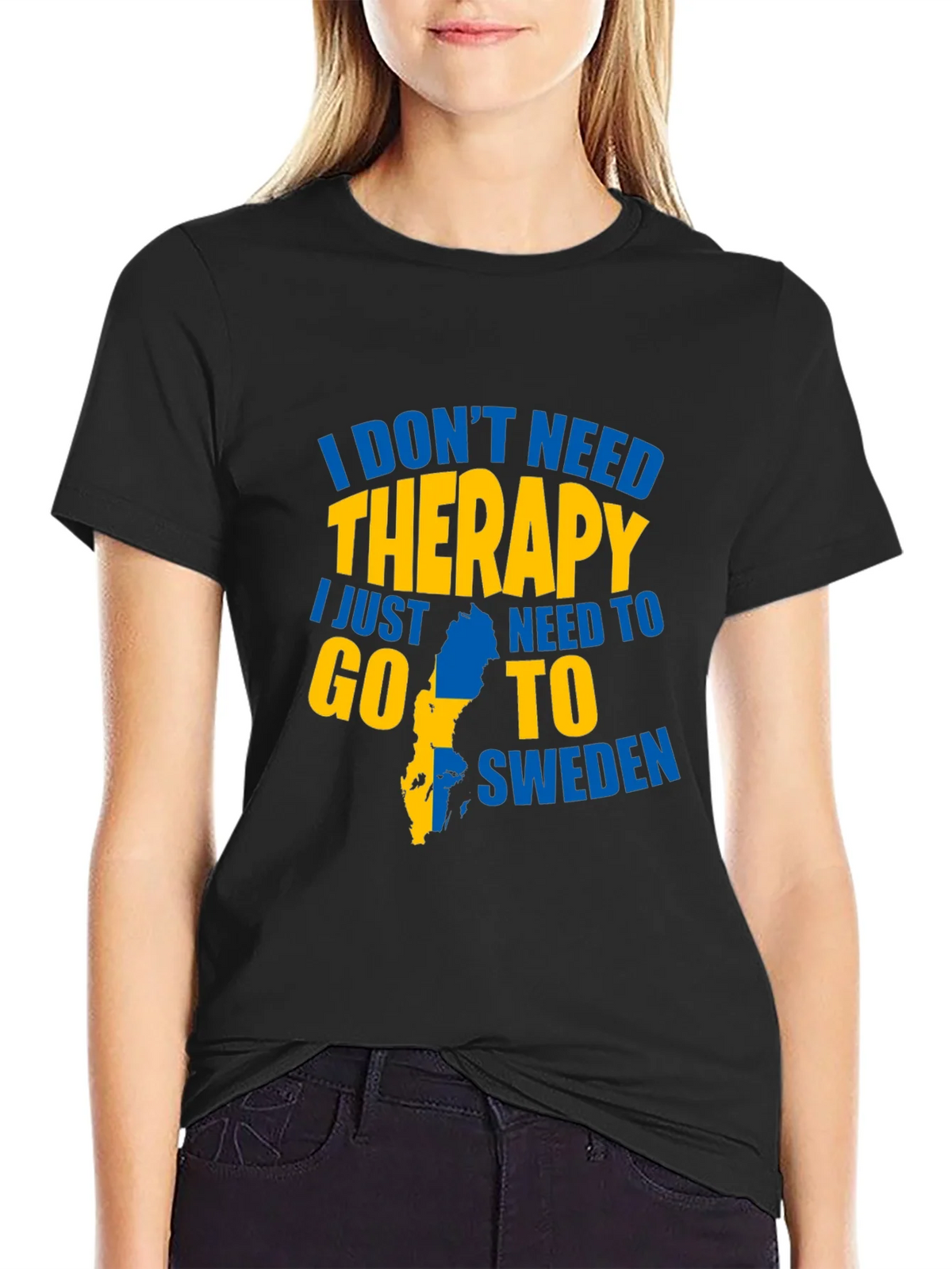 Sweden Therapy Graphic T-Shirt product image 2