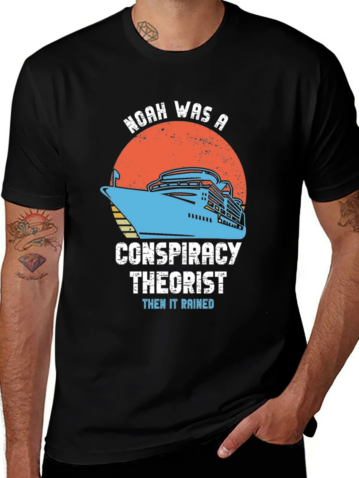 Noah Conspiracy Theorist Cruise T-Shirt product image 1