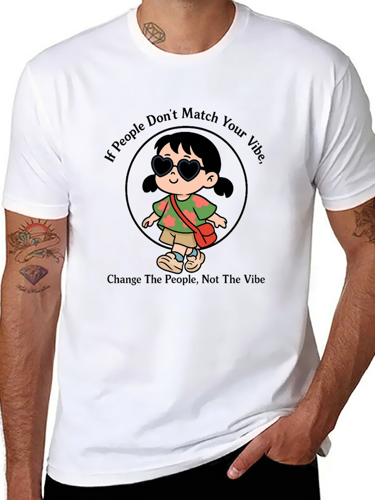 Vibe Graphic Tee - Change People Not The product image 10