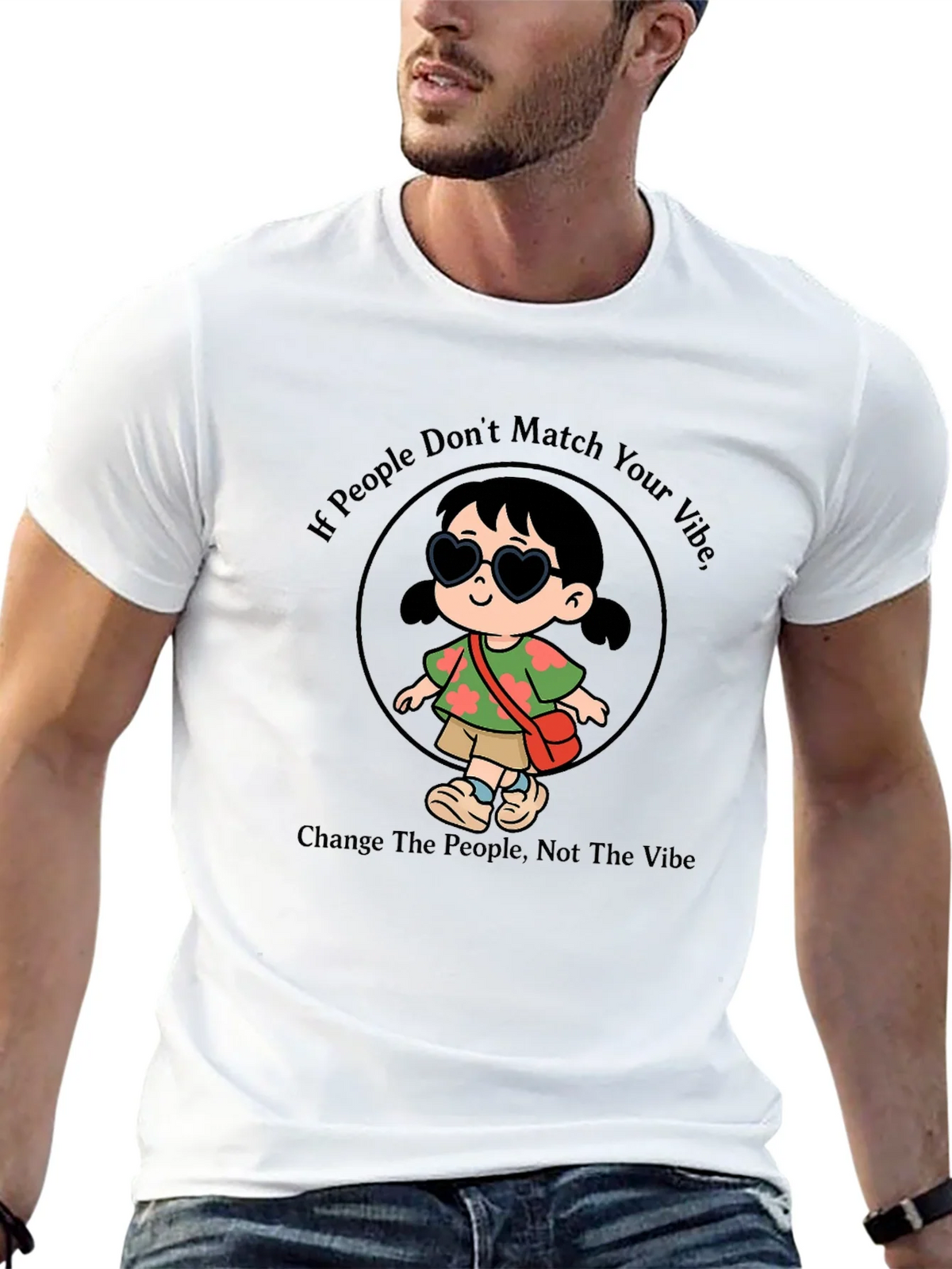 Vibe Graphic Tee - Change People Not The product image 4