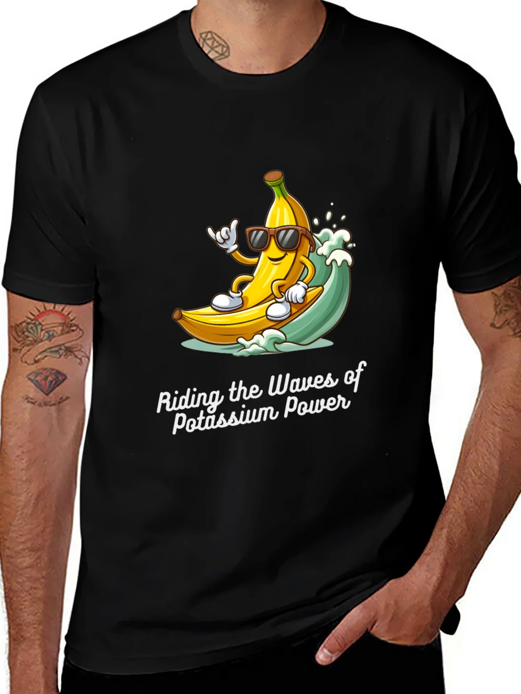 Riding the Waves Potassium Power T-Shirt product image 1