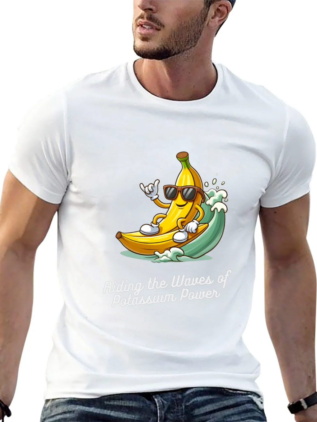 Riding the Waves Potassium Power T-Shirt product image 12