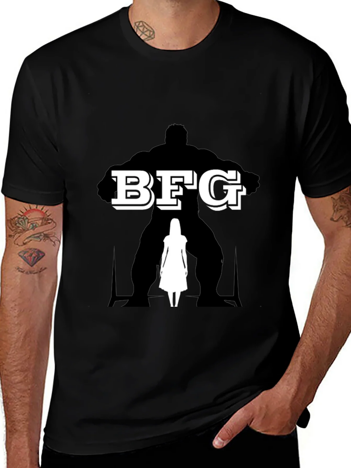BFG Graphic Print Black T-Shirt product image 1