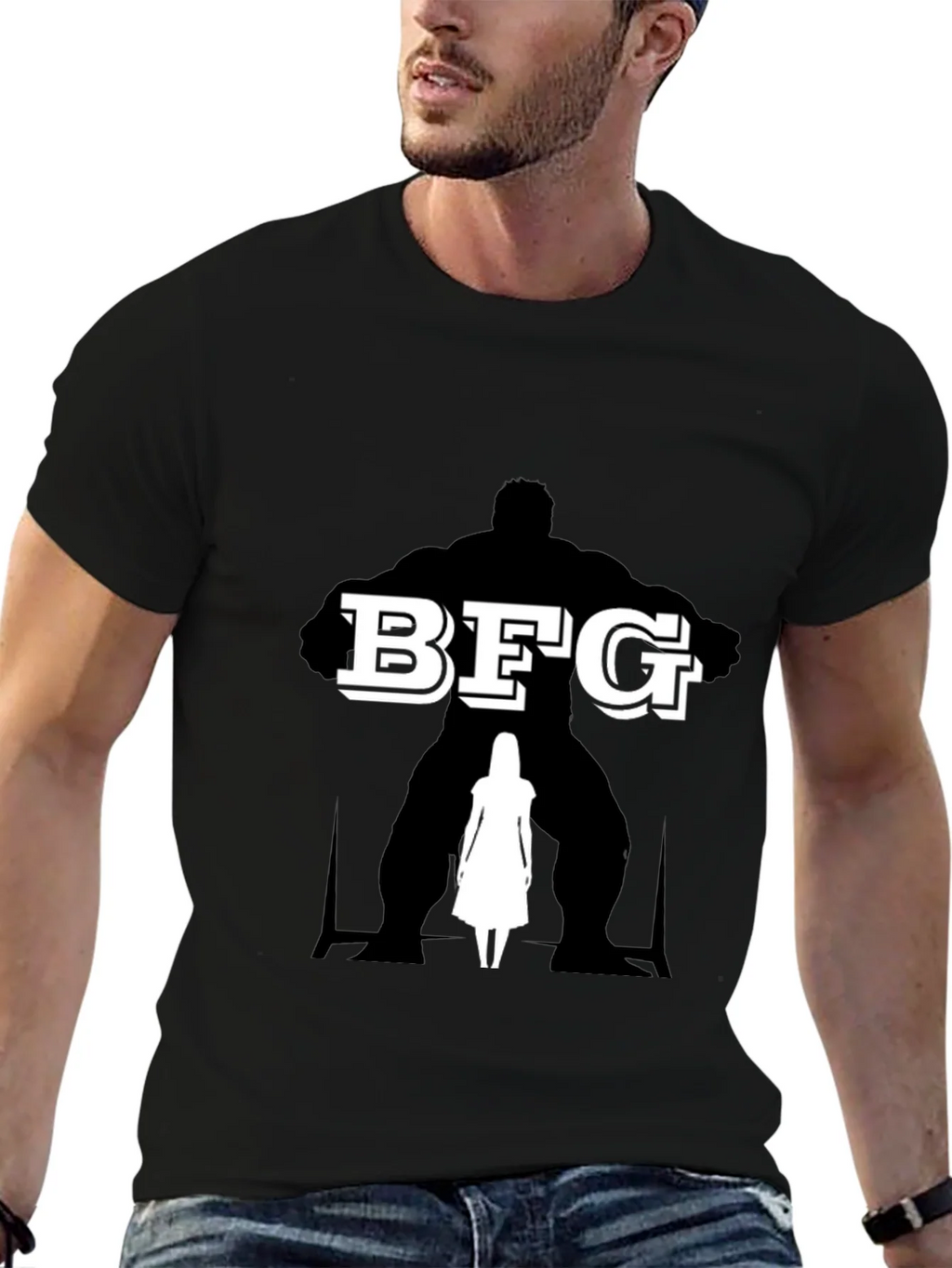 BFG Graphic Print Black T-Shirt product image 6