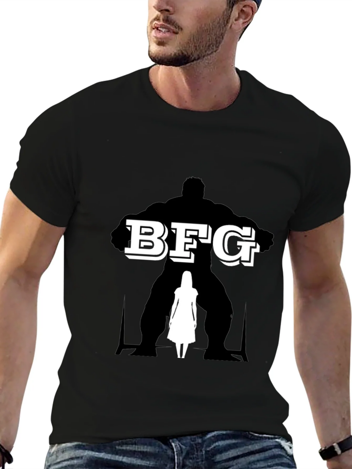BFG Graphic Print Black T-Shirt product image 6