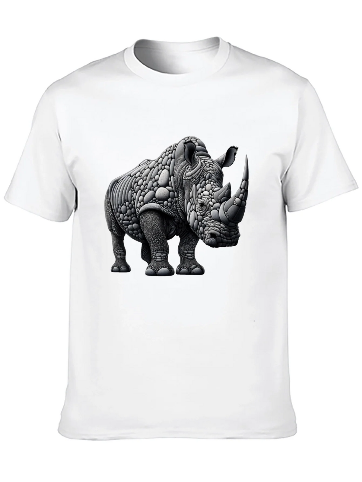 Abstract Rhinoceros Graphic Tee - Black product image 12
