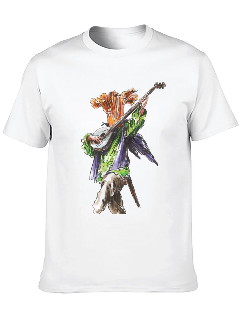 Floral Bard Graphic Tee - Black Cotton product image 9