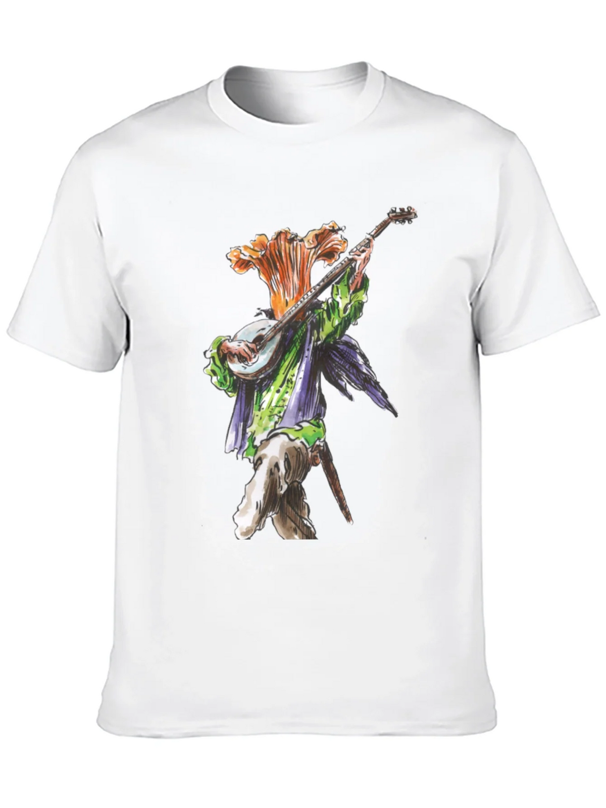 Floral Bard Graphic Tee - Black Cotton product image 9