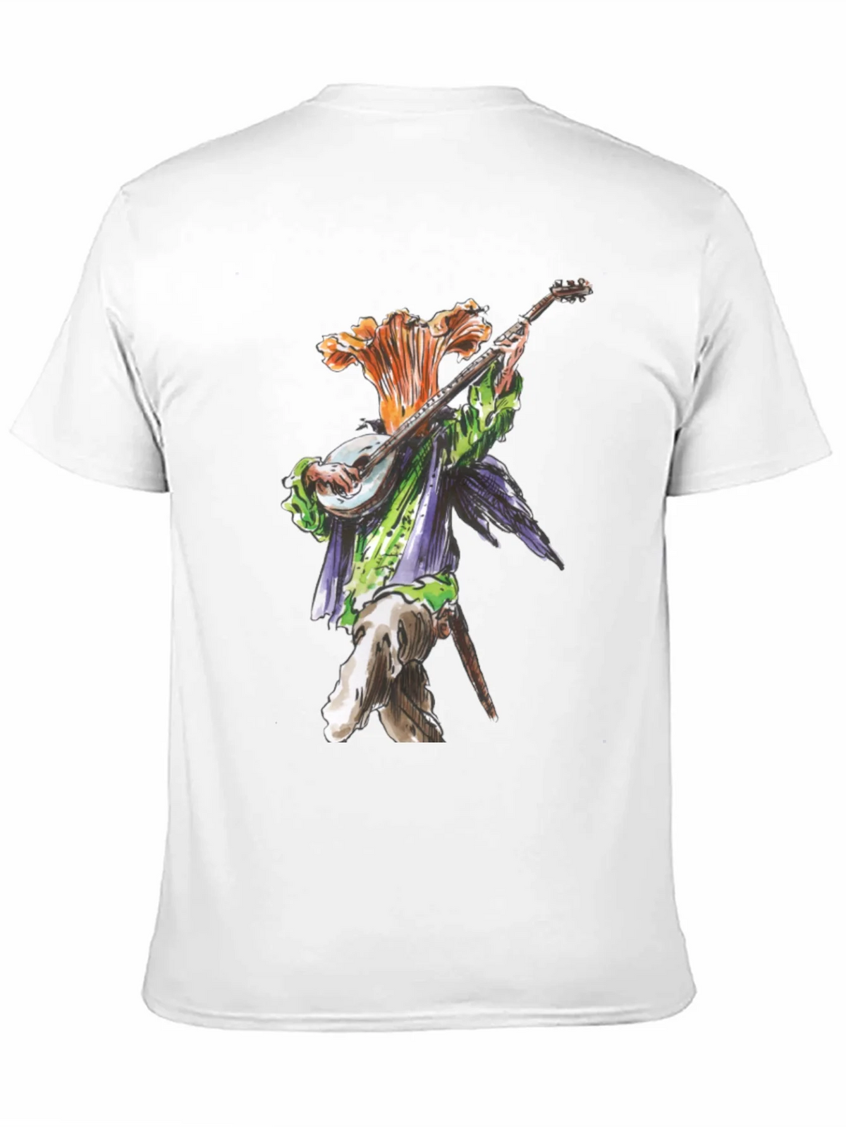 Floral Bard Graphic Tee - Black Cotton product image 10