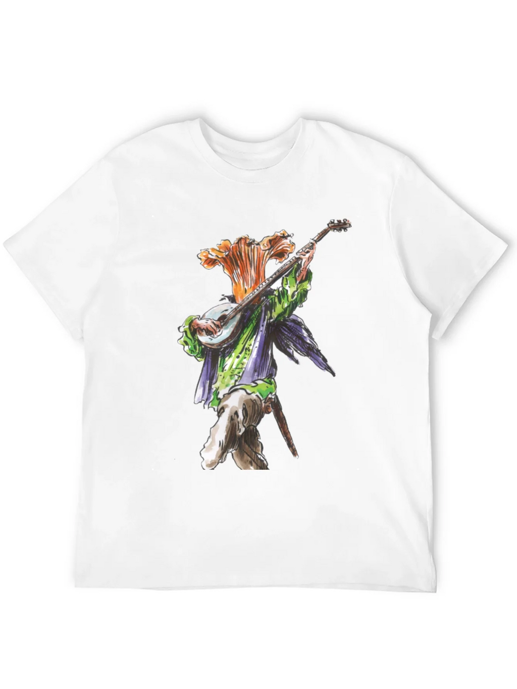 Floral Bard Graphic Tee - Black Cotton product image 11