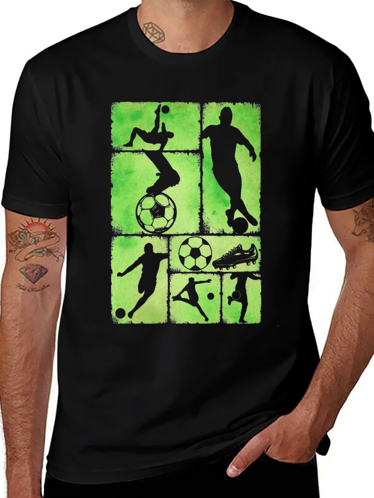 Soccer Silhouette Graphic Tee product image 1