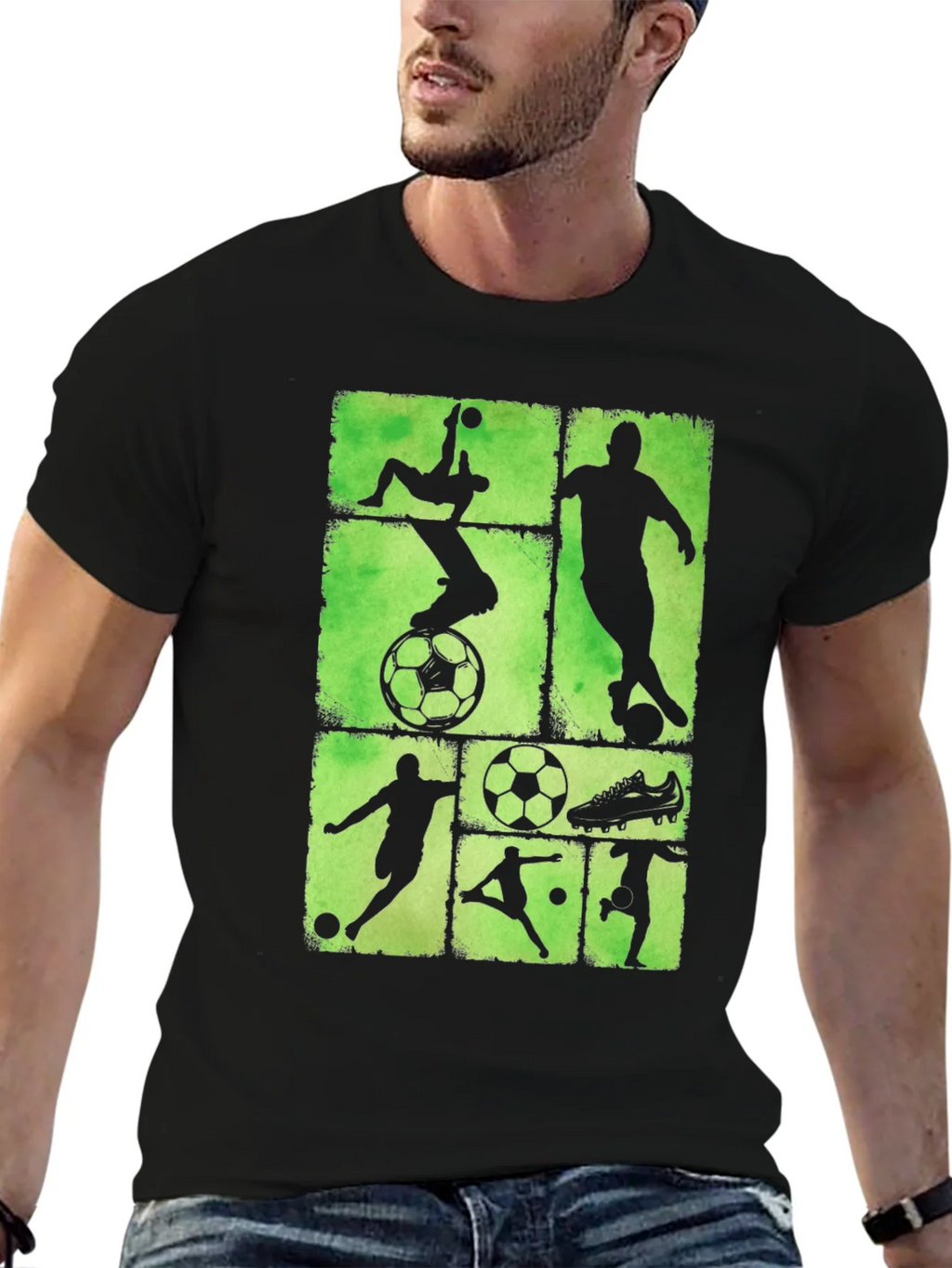 Soccer Silhouette Graphic Tee product image 6