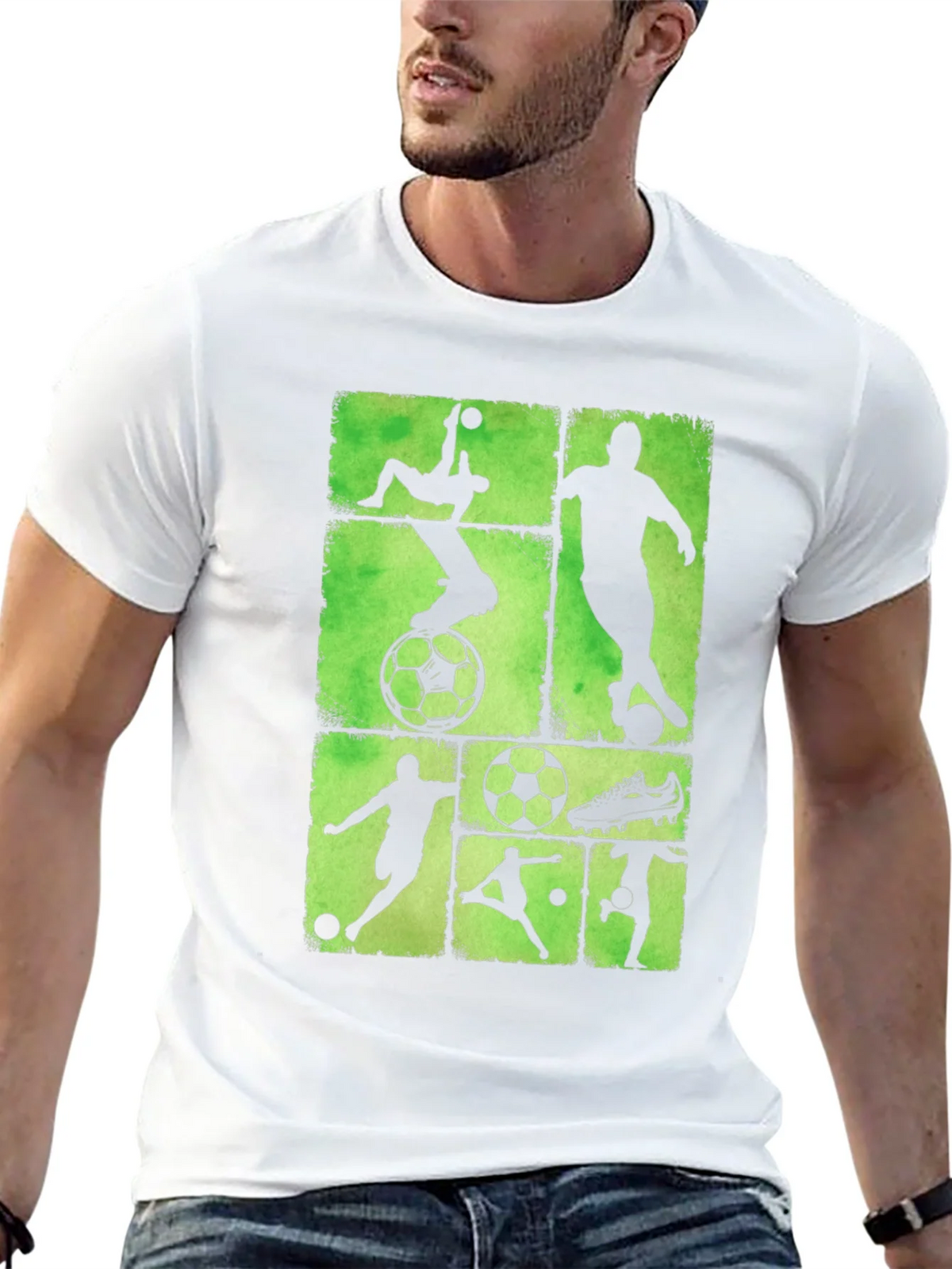 Soccer Silhouette Graphic Tee product image 12