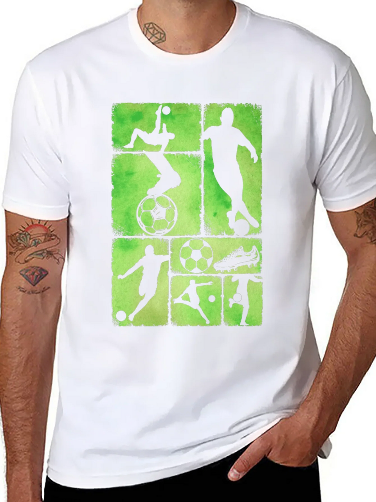 Soccer Silhouette Graphic Tee product image 7