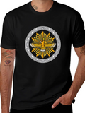 Zoroastrian Faravahar Graphic Tee - Black product image 1