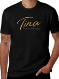Tina Turner Musical Black T-Shirt product image 1