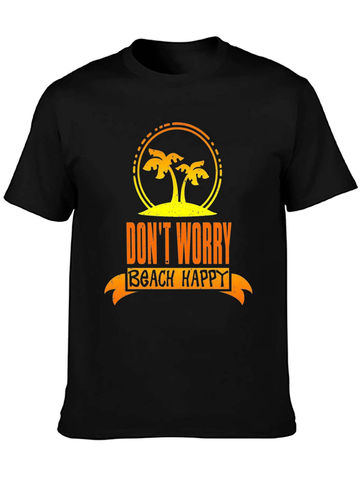 Dont Worry Beach Happy Graphic T-Shirt product image 3