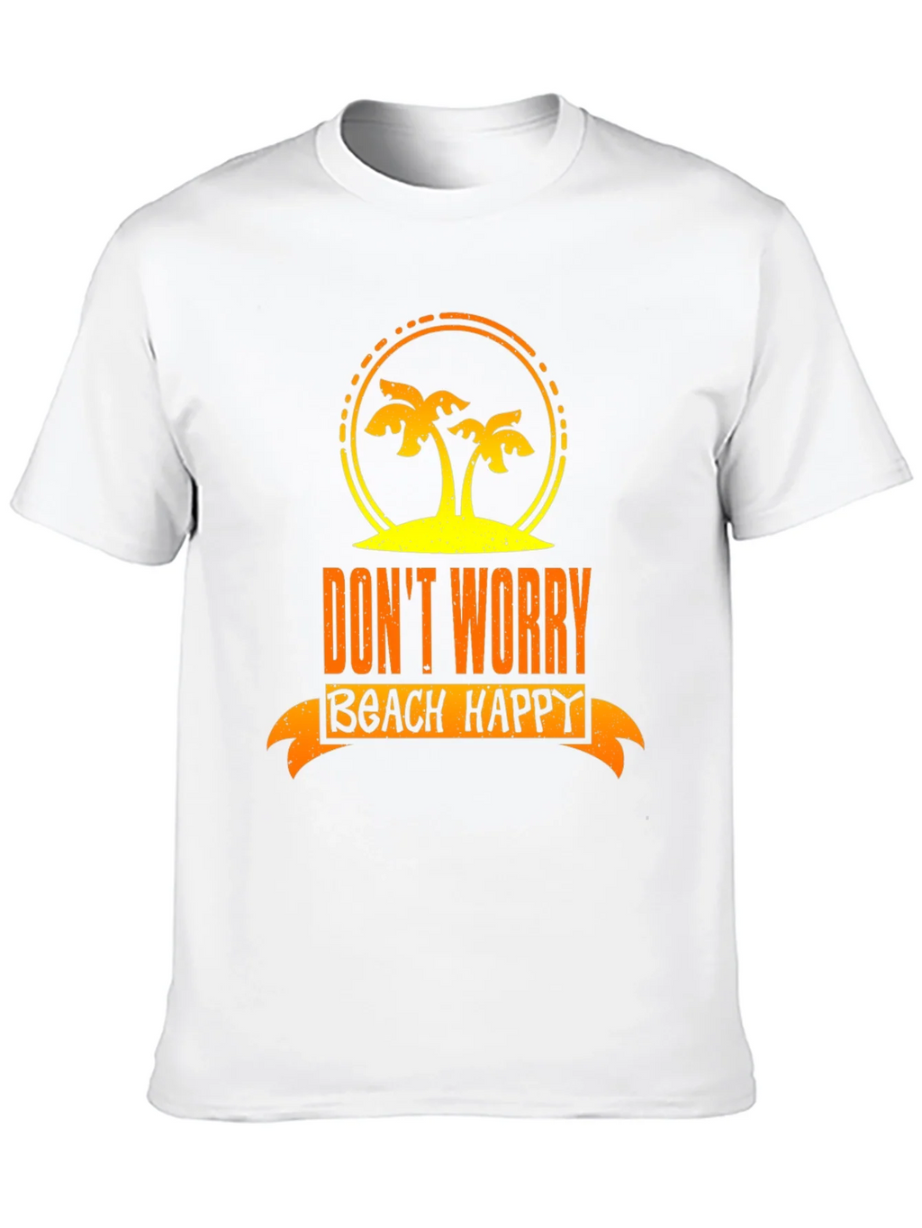 Dont Worry Beach Happy Graphic T-Shirt product image 9