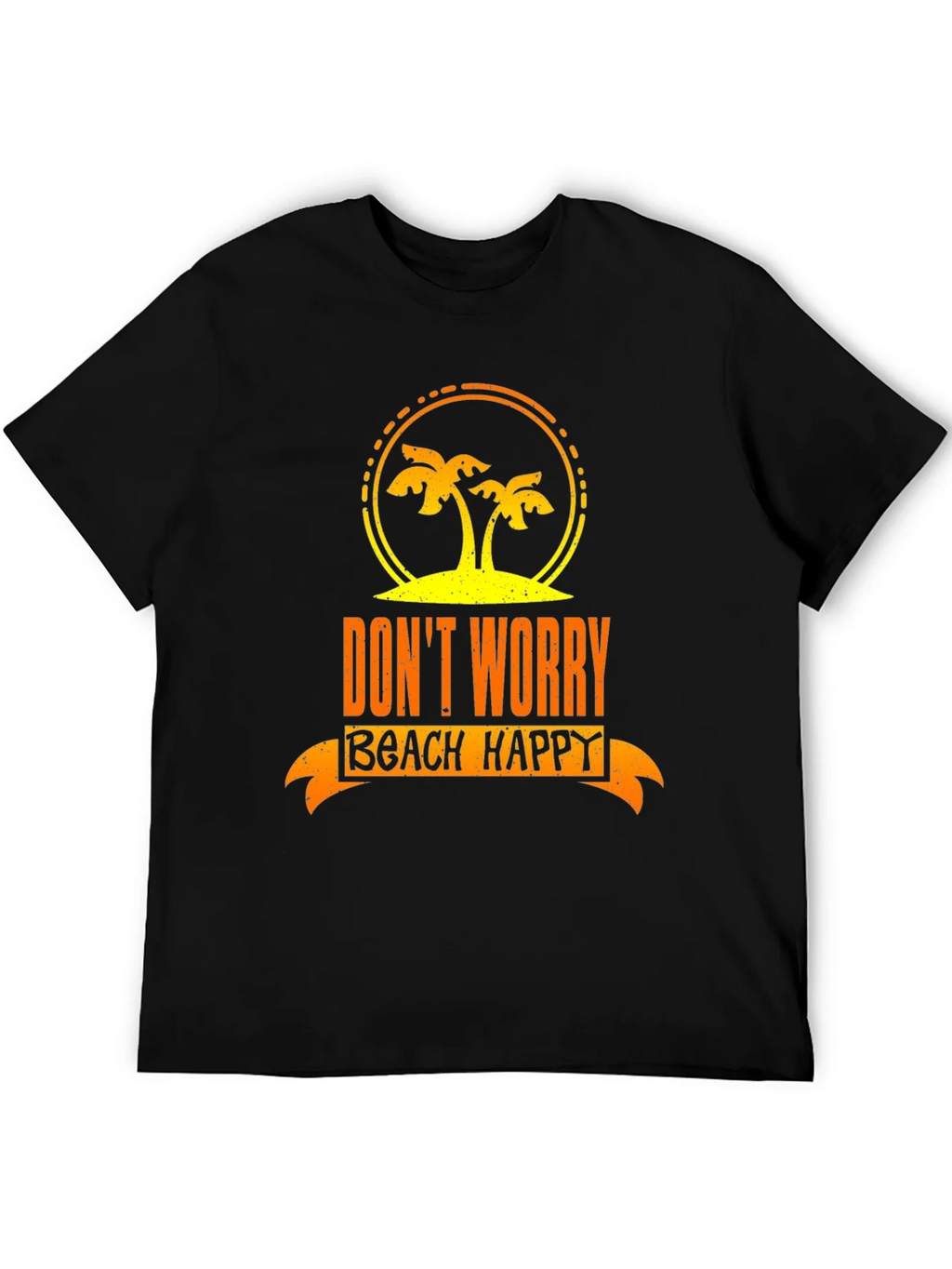 Dont Worry Beach Happy Graphic T-Shirt product image 5