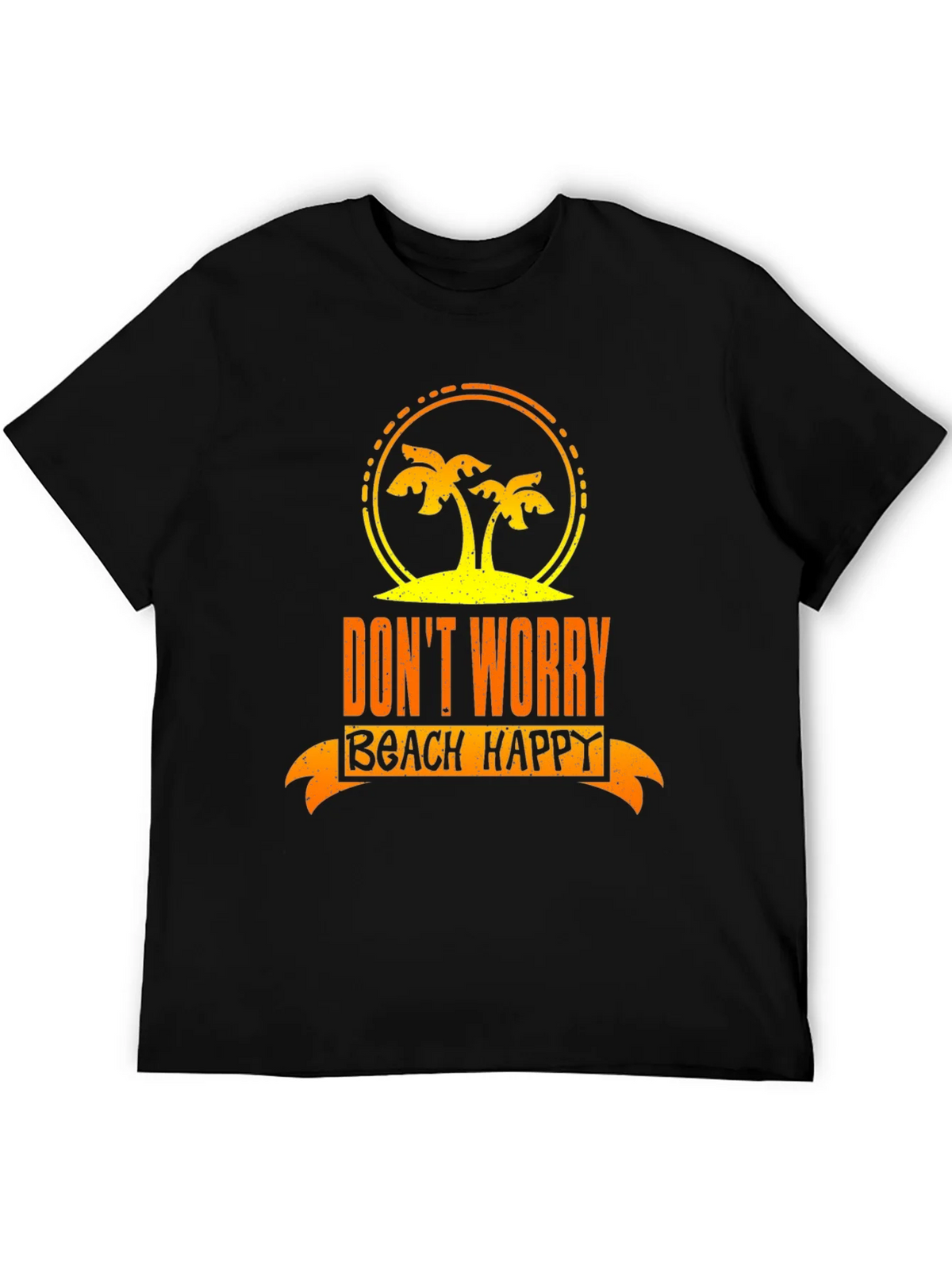 Dont Worry Beach Happy Graphic T-Shirt product image 5