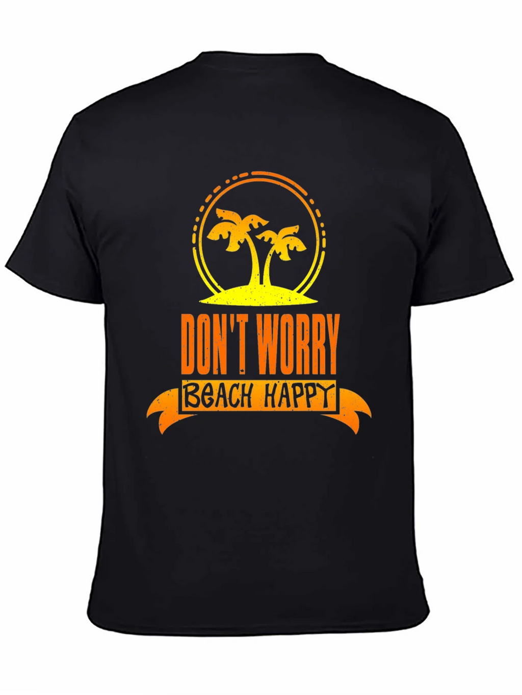 Dont Worry Beach Happy Graphic T-Shirt product image 4