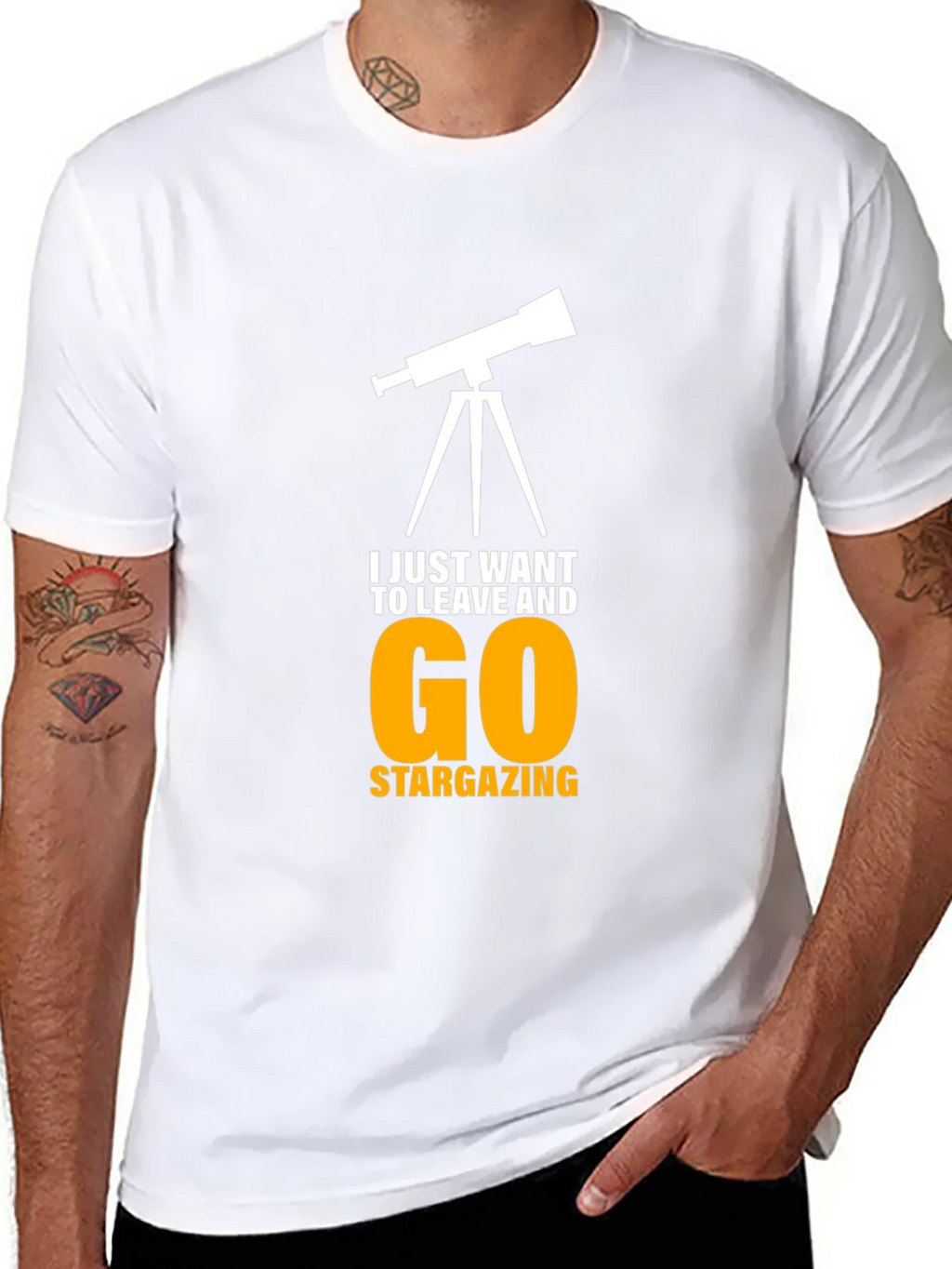 Stargazing T-Shirt - Leave and Go Design product image 7