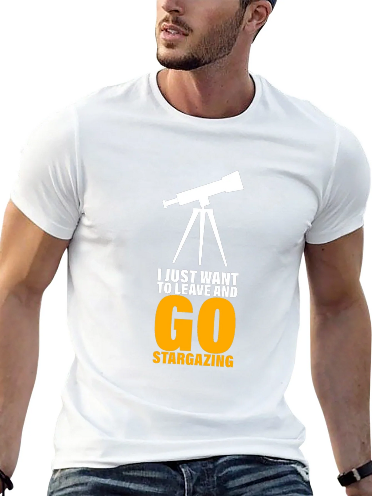 Stargazing T-Shirt - Leave and Go Design product image 12