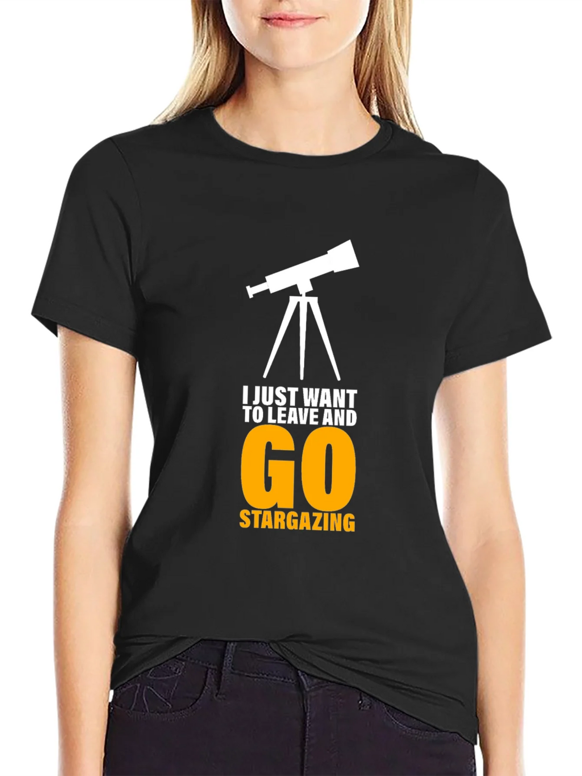 Stargazing T-Shirt - Leave and Go Design product image 2